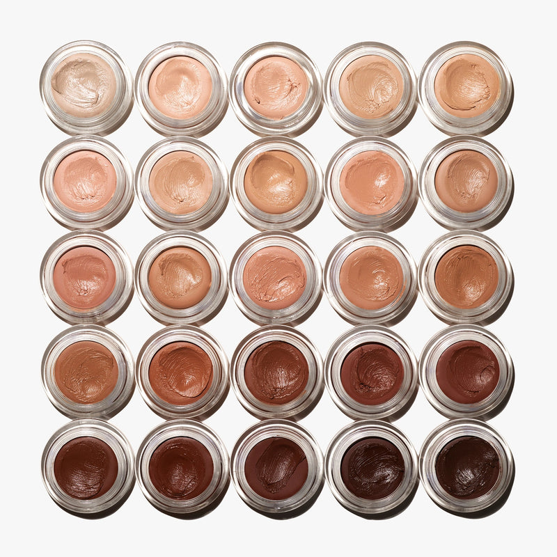 Full 25-shade range of open Wide Awake Brightening Concealer pots